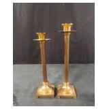 Brass candle stick holders