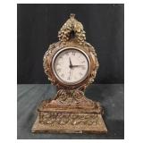 Decorative resin desk clock