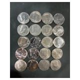 $10 Kennedy halves coins 1776- 1976 1979, 1981