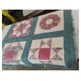 Handmade quilted square. Has spots 42 x 42