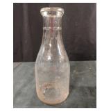 Vintage 1 quart milk bottle North Carolina