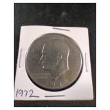 1972 Eisenhower dollar coin
