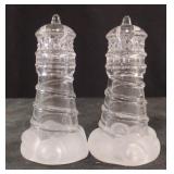 Vintage Lenox Full Lead Crystal Lighthouse Salt &
