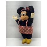 Vintage Disney Minnie Mouse rubber face plush