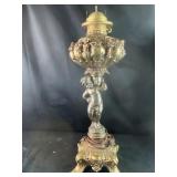 Brass Parlor kerosene lamp