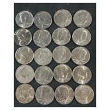 $10 Kennedy half coins 1994,1983 1981 1996 1979