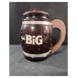 Vintage Siesta Ware "Think Big" Amber Glass