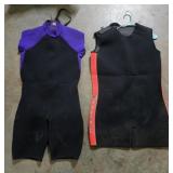 2 Wet Suits (sz L and XL)