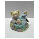Vintage Cabbage Patch Ceramic Music Box
