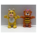 2 Vintage Wuzzles Figurines