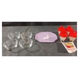 Egglettes, glass serving bowls and a small