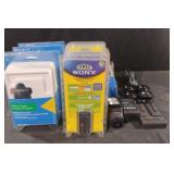 Sony battery chargers, battery packs and