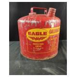 Vintage Eagle 5 Gallon Metal Gas Can