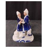 Vintage porcelain figurine Victorian-style couple