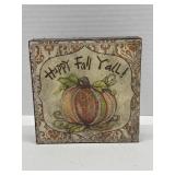 Fall Decor Plaque