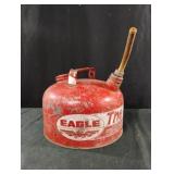 Vintage Eagle "The Gasser" 2.5 Gallon Metal Gas