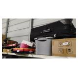 Shelf lot - luggage, shoes and more