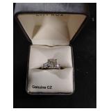 CZ ladies ring size 8