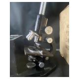 Bausch and lomb optical co microscope and storage