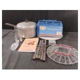 Pot with a lid, buffer caddy and more......