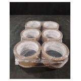 Hot Melt Carton Sealing Tape. 6 rolls
