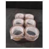 Hot Melt Carton Sealing Tape. 6 rolls