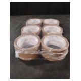 Hot Melt Carton Sealing Tape. 6 rolls