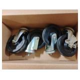 Casters set of 4. 4 1/2"