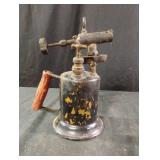 Vintage metal gasoline blow torch