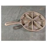 Cast iron cornbread skillet