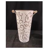 Metal decorative vase