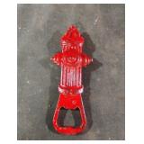 Vintage cast iron fire hydrant bottle opener