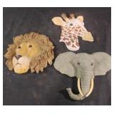 Home Interiors African animals wall decor