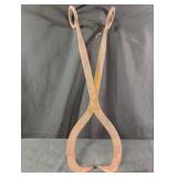 Vintage ice block tongs