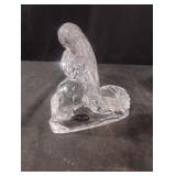 Crystal angel candle holder
