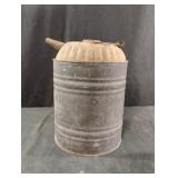 vintage metal oil can