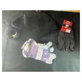 Gloves, Hat, and earmuffs