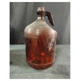 Vintage brown glass jug