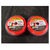 .095" x 50ft weed eater string. 2 rolls