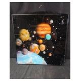 Framed space photo 19 1/2 x 19 1/2