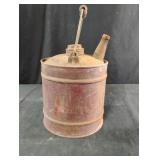 vintage metal oil can