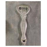 Vintage mermaid cast iron bottle opener