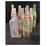 Vintage drink bottles