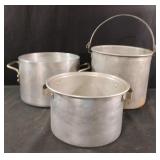 Aluminum pots