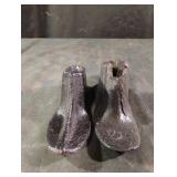Vintage cast iron kids shoe molds