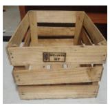 Wood crate