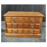 Vintage wooden jewelry box