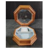 Vintage wood jewelry box