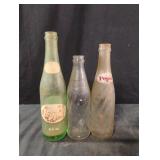 Vintage glass bottles