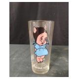 Vintage Pepsi "Petunia Pig" collectors glass